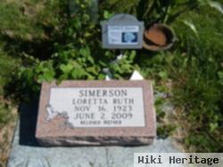 Loretta Ruth Simerson