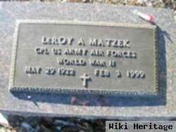 Leroy A. Matzek