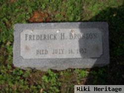 Frederick H Bronson