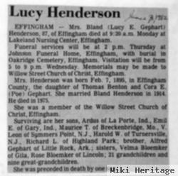 Lucy E. Gephart Henderson