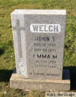 John T Welch