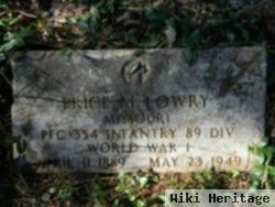 Price M Lowery