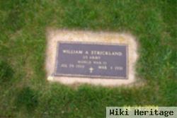 William A Strickland