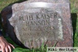 Ruth Kaiser Hanson