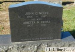 Arietta M. Cross Wolfe