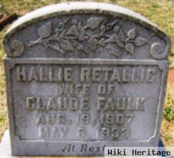 Hallie Mae Retalic Faulk