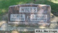 Gertie M Harms Wills