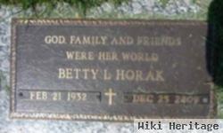 Elizabeth Louise "betty" Davis Horak