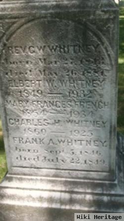 Rev Elbert W. Whitney