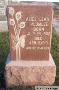 Alice Leah Plumlee