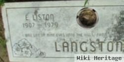 E. Liston Langston