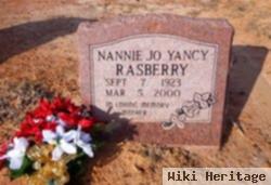 Nannie Jo Yancy Rasberry