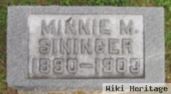 Minnie M Sininger