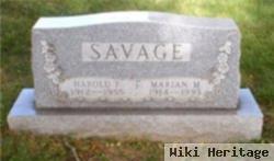 Marian M Savage