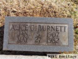 Alice G Burnett