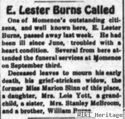 Ernest Lester Burns