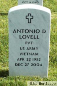 Pvt Antonio D. Lovell