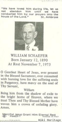 William A Schaefer