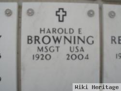 Harold E Browning