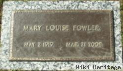 Mary Louise Fowler