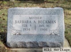 Barbara Anne Beckman