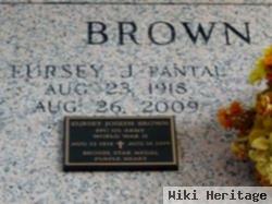 Eursey Joseph "e.j. Or Pantal" Brown