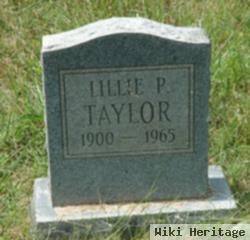 Lillie P Taylor