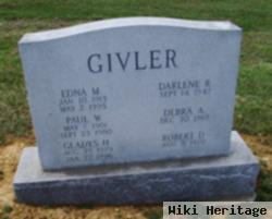 Gladys Hilda Givler