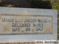 Mamie Lou Hinson Maclean