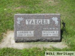 William F Yaeger