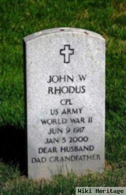 John W Rhodus