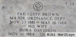 Maj Fay Cluff Brown