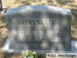 Bertha Annie Ham Hayman