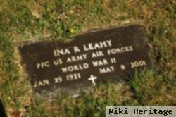 Pfc Ina R. Leahy