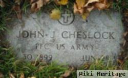 Pfc John J. Cheslock