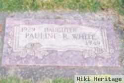 Pauline R White