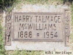 Harry Talmage Mcwilliams