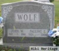 Pauline Evelyn Sanno Wolf