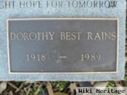 Dorothy Louise Best Rains