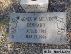 Agnes W Melvin Dennard