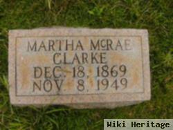 Martha Mcrae Clarke