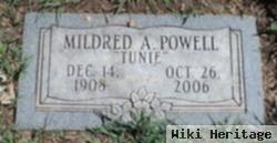 Mildred A. "tunie" Powell