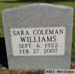Sara Coleman Williams