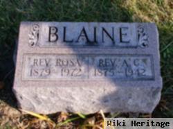 Rev A C Blaine