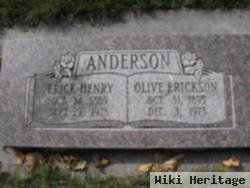 Olive Erickson Anderson