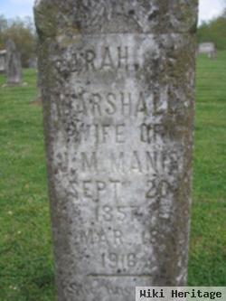 Sarah E. Marshall Manis