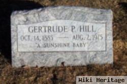 Gertrude P Hill