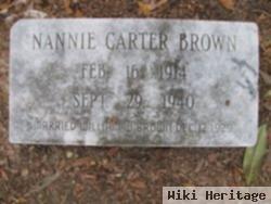 Nannie Carter Brown