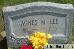 Agnes M Lee