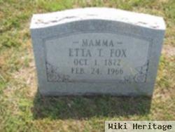 Etta Thomas Brown Fox